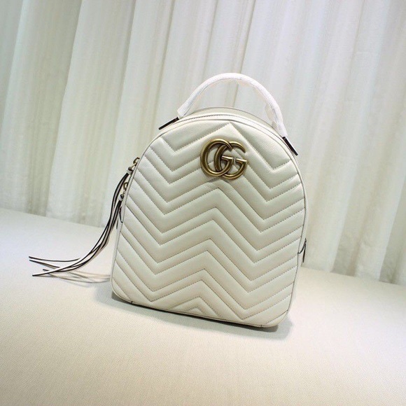 gucci marmont backpack white